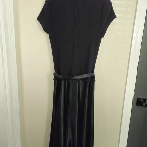 Tadashi Long Maxi Black Elegant Formal Dress Size 14 - Picture 6 of 11